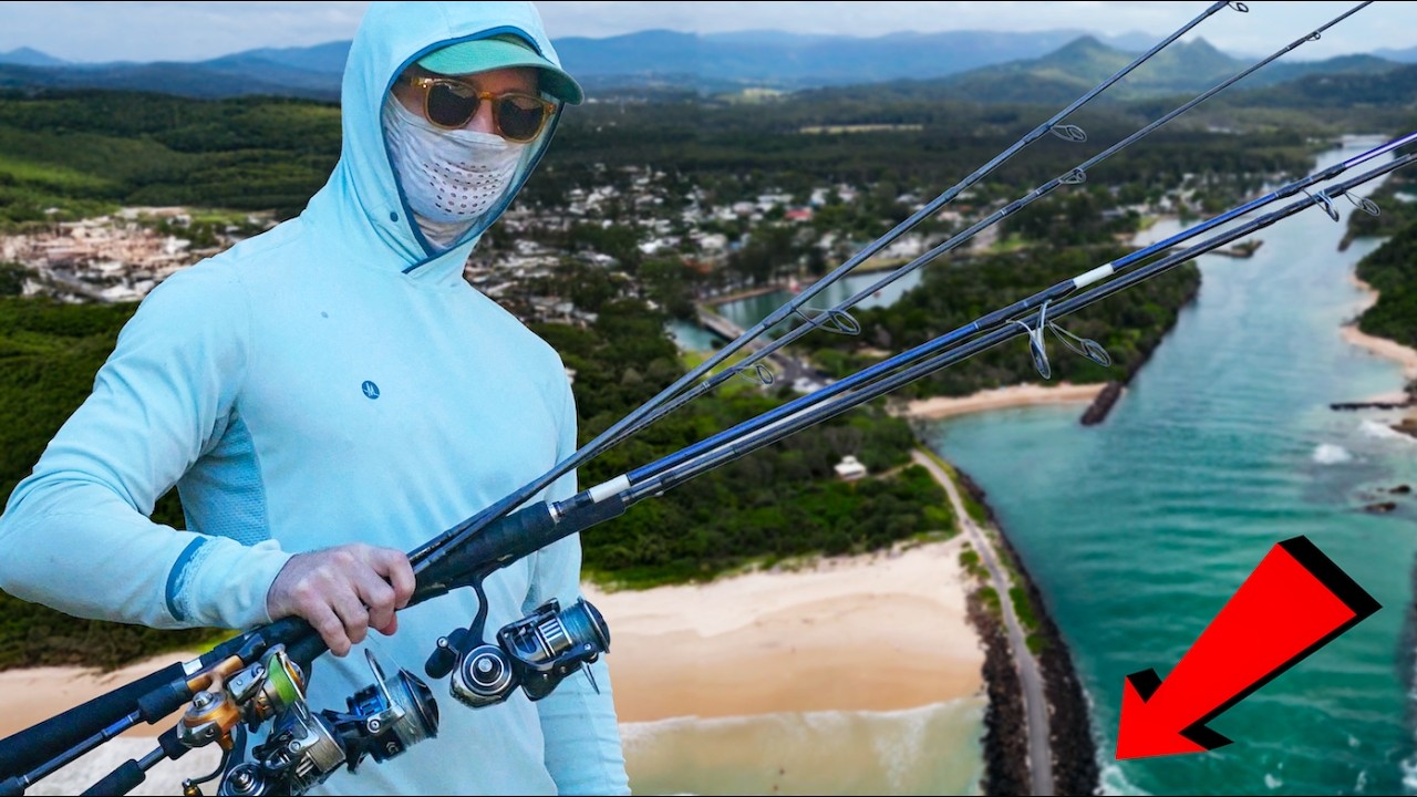 Fishing for FOOD! Camping on Australia’s Coast | Land-Based Catch & Cook
