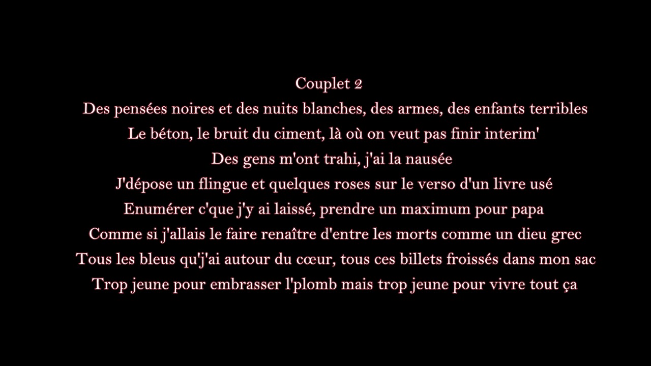 SCH   Loup Noir Paroles/Lyrics