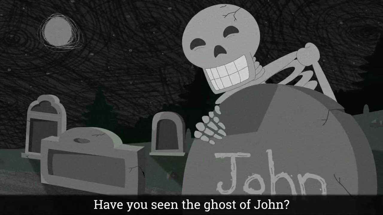 Ghost of John - Halloween song for kids with lyrics!