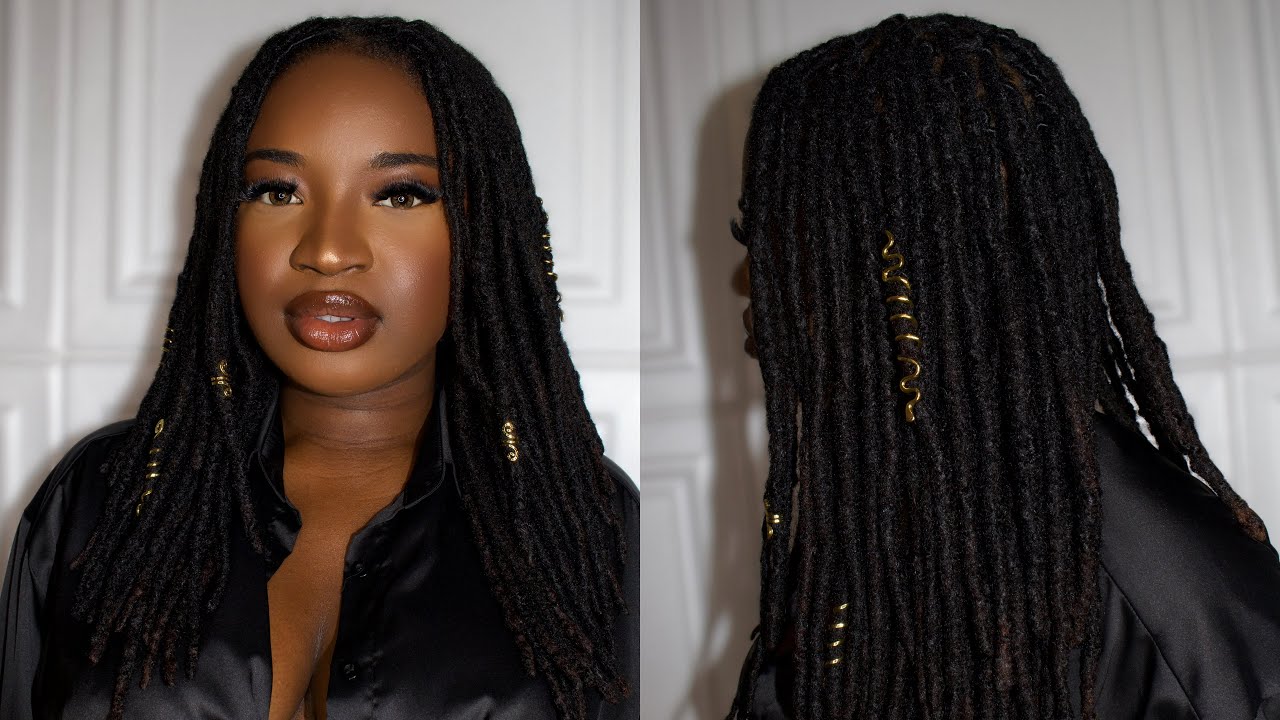 Trying on Loc Jewelries!✨ | How to Accessorize Your Locs With No Damage! | #KUWC
