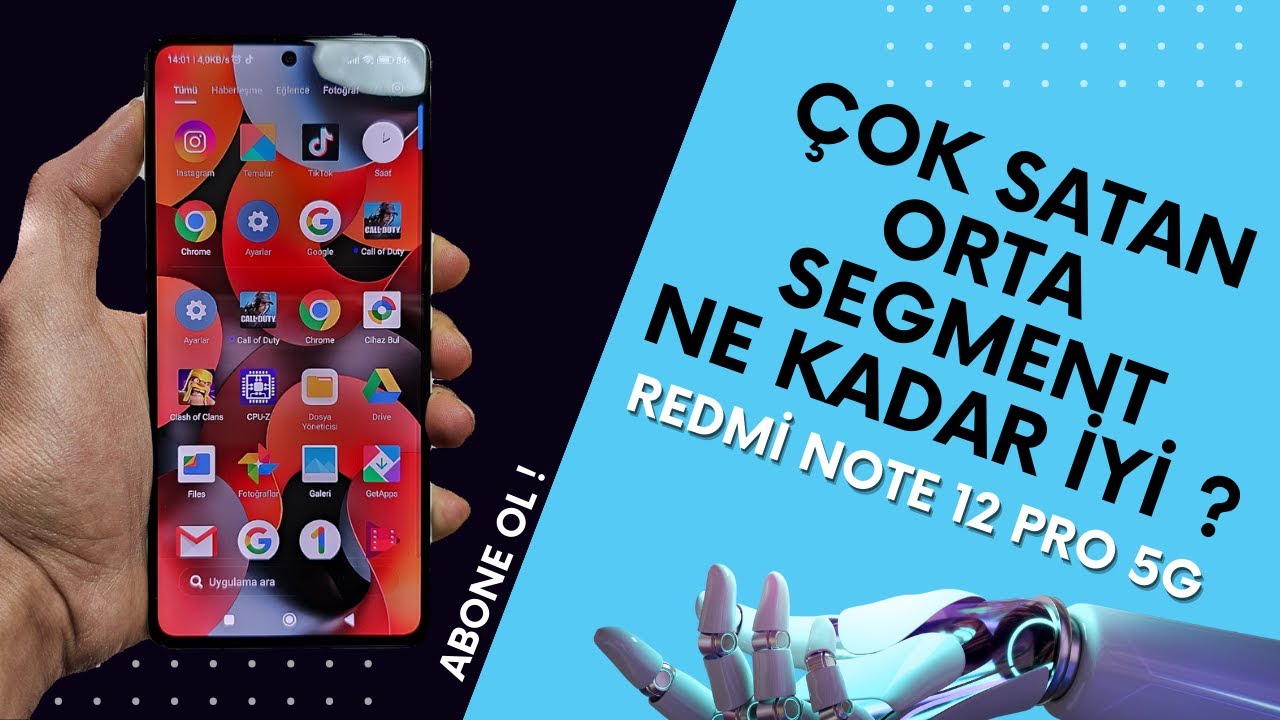 EN ÇOK SATAN TELEFONA PUBG MOBİLE TESTİ ! REDMİ NOTE 12 PRO 5G