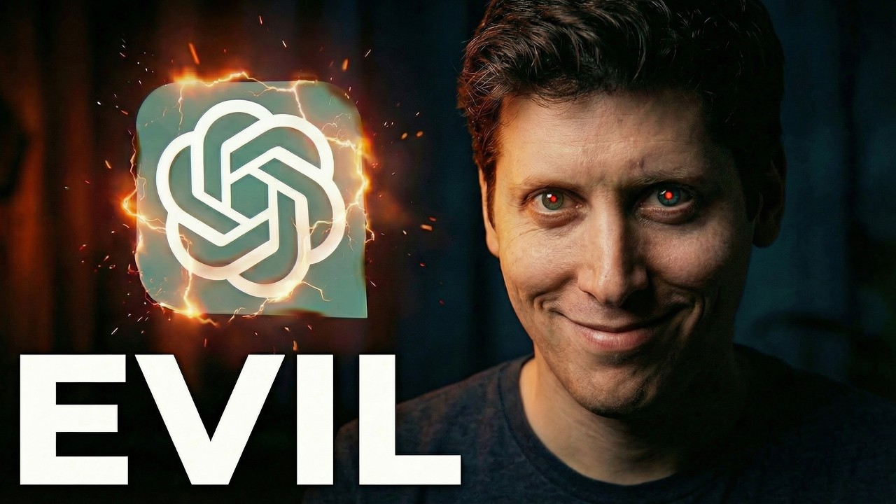 ChatGPT and Sam Altman are Evil - The History of OpenAI
