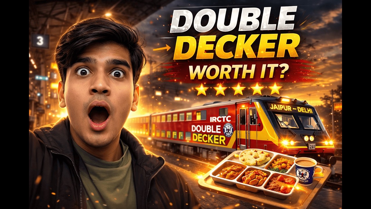 Delhi to Jaipur Double Decker 😳 Kya Yeh Worth It Hai?