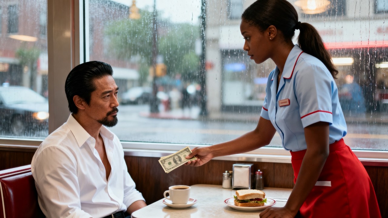 Black Waitress Paid for an Old Man’s Coffee—Unaware He Was a Korean Mafia Boss Looking For Love