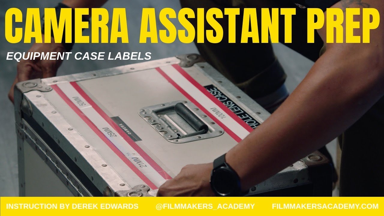 Camera Assistant Prep: Label your lens case like a PRO!