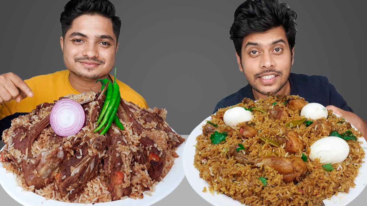 ЧЕЛЛЕНДЖ ПО ПОЕДАНИЮ БИРЬЯНИ 😆🍗 | ЗАБАВНОЕ ШОУ ПО ПОЕДАНИЮ