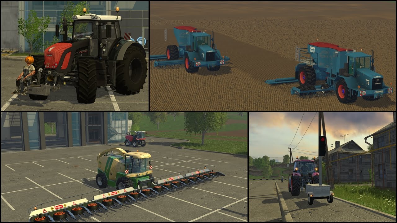 Najdziwniejsze mody do Farminga#2 Mobilne światła , samojezdny siewnik oraz mroczny Fendt