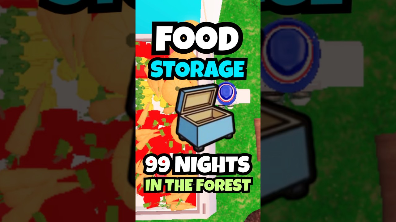 New FREEZER Item! 🧊 Store Food Like a Pro &ndash; 99 Nights in the Forest (Crafting Update) - Roblox