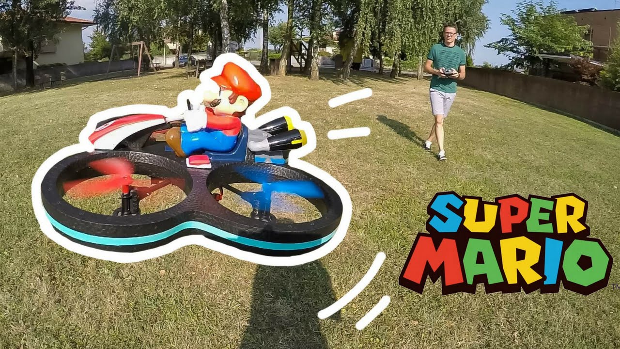 VOLIAMO CON IL SUPER MARIO DRONE: apertura e prova di volo