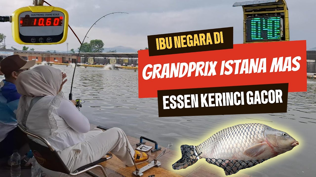 BU BOS MANCING DI GRANDPRIX | PEMANCINGAN GALATAMA IKAN MAS ISTANA MAS BANDUNG