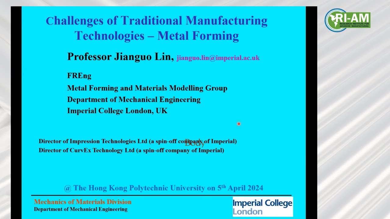 Challenges of Traditional Manufacturing Techniques - Metal Forming
