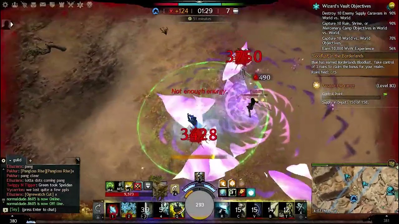 GUILD WARS 2 DRUID ROAMING WVW  by (Sou Besta) Player INICIANTE de WvW! #6 (Somente CÂMERA ACTION)