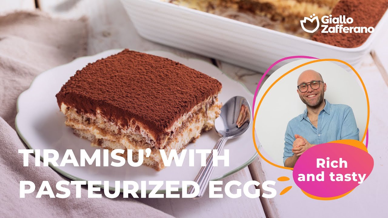 TIRAMISÙ with PASTEURIZED EGGS – PERFECT RESULT WITHOUT RAW EGGS 😍🥄🍫