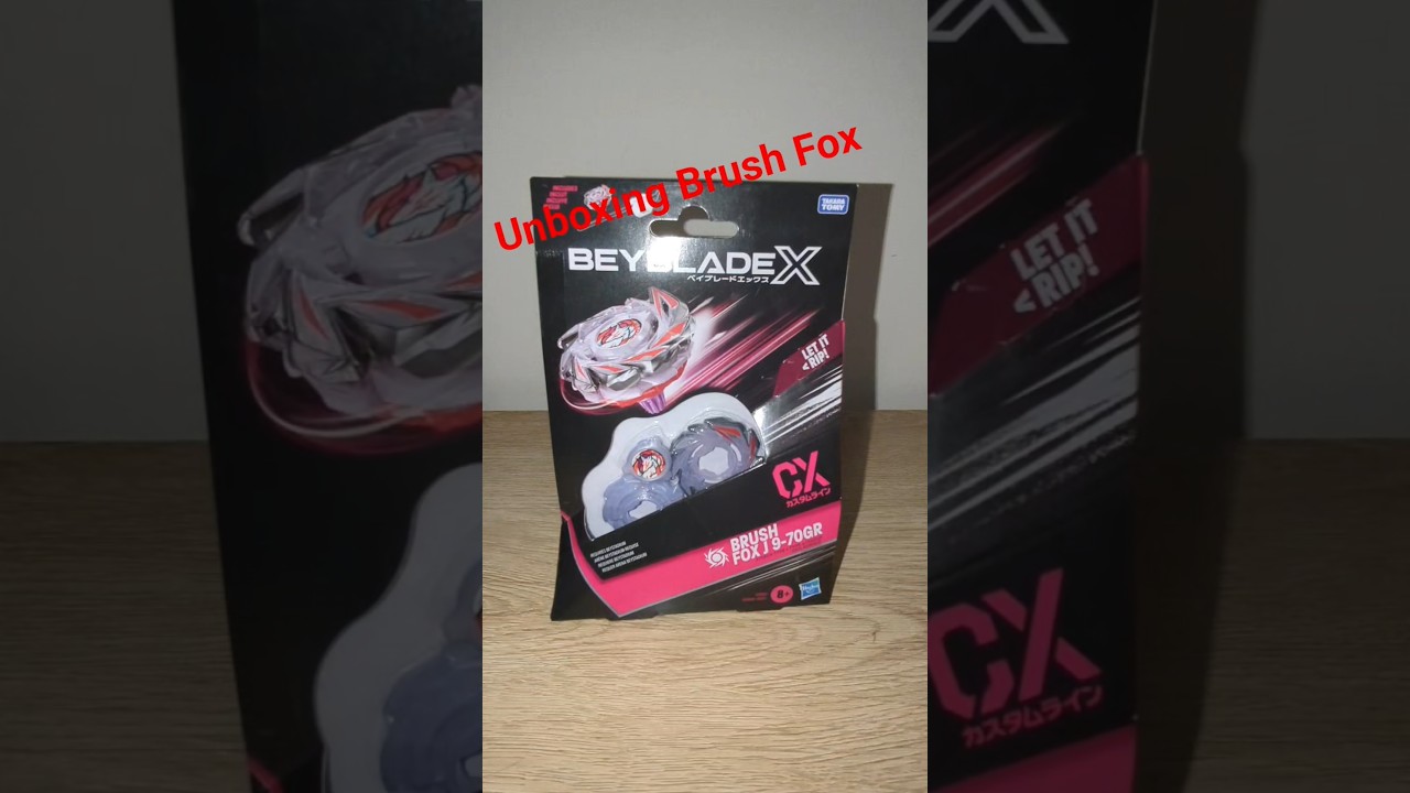 unboxing Brush Fox in under 60 seconds #beybladex #hasbro #takaratomy