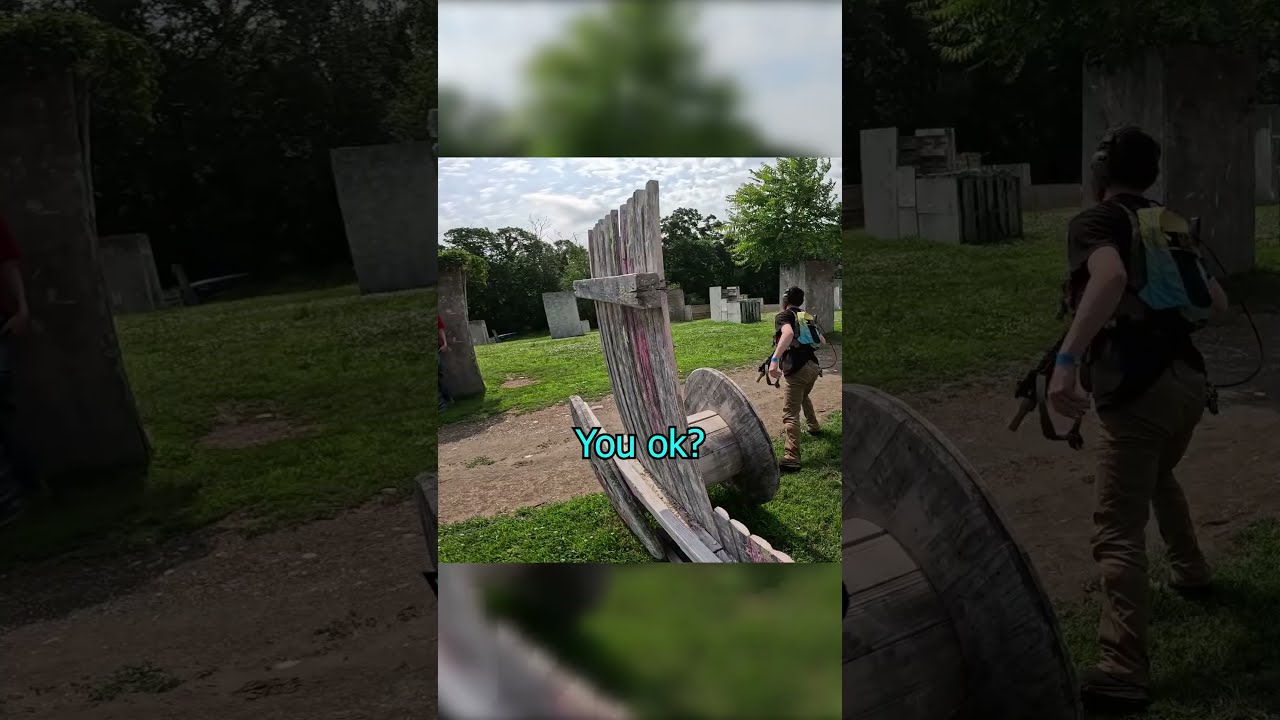 *ЖЕСТОКИЙ ВЫСТРЕЛ В ГОЛОВУ* травма в страйкболе #страйкбол #пейнтбол