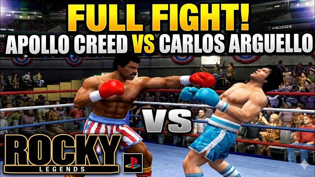 APOLLO CREED VS ARGUELLO - FULL FIGHT (ROCKY LEGENDS) PS2 
