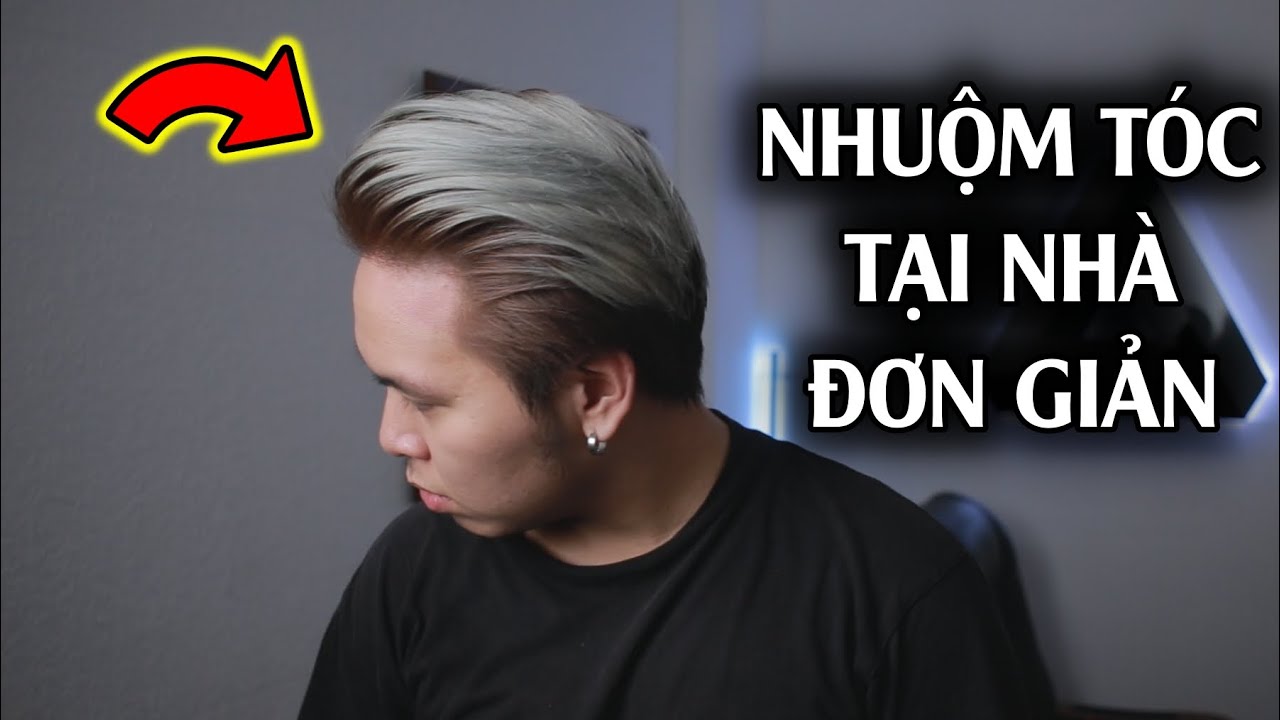 TỰ NHUỘM TÓC TẠI NHÀ ĐƠN GIẢN - TIẾT KIỆM || Huy Quốc