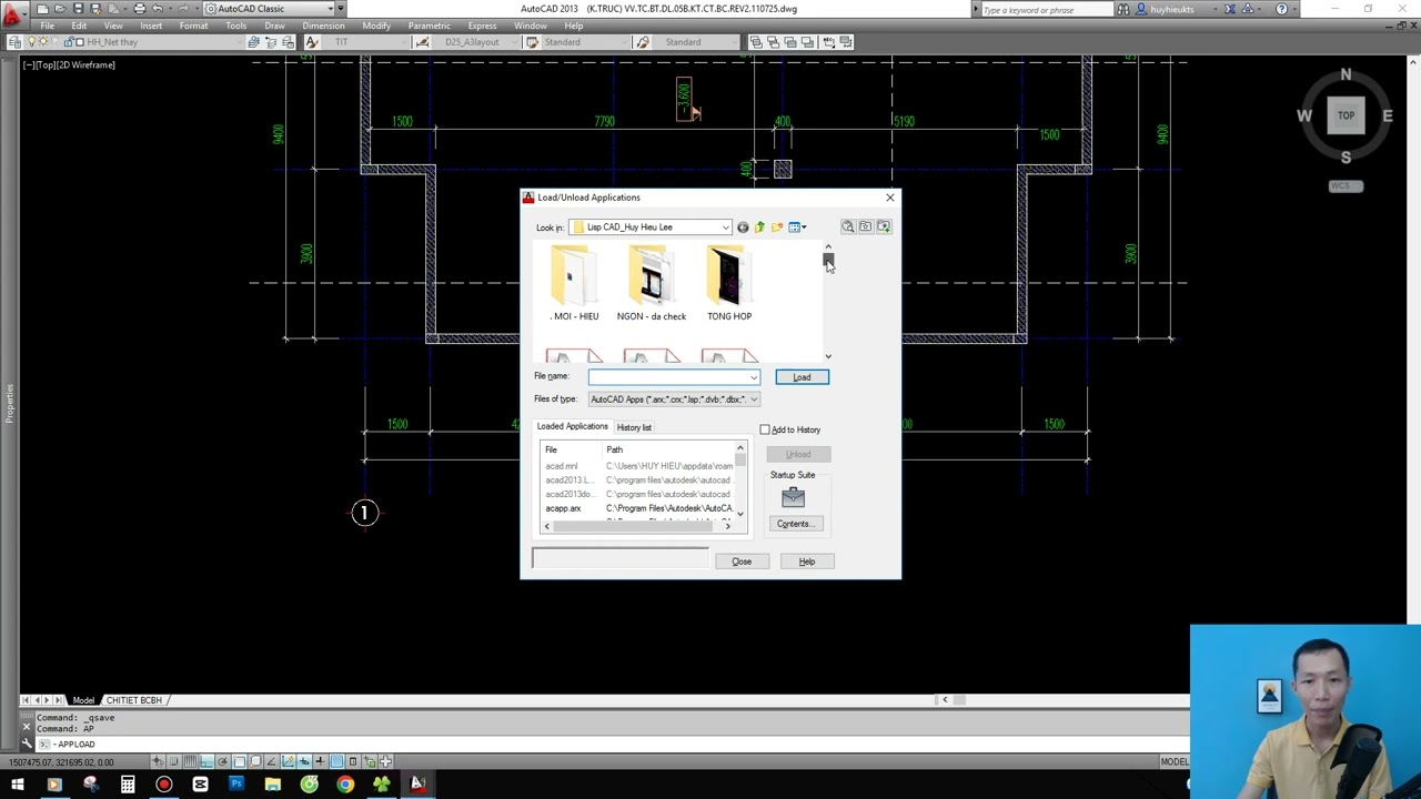 Lisp CAD copy tăng dần, tăng số | Huy Hiếu Lee
