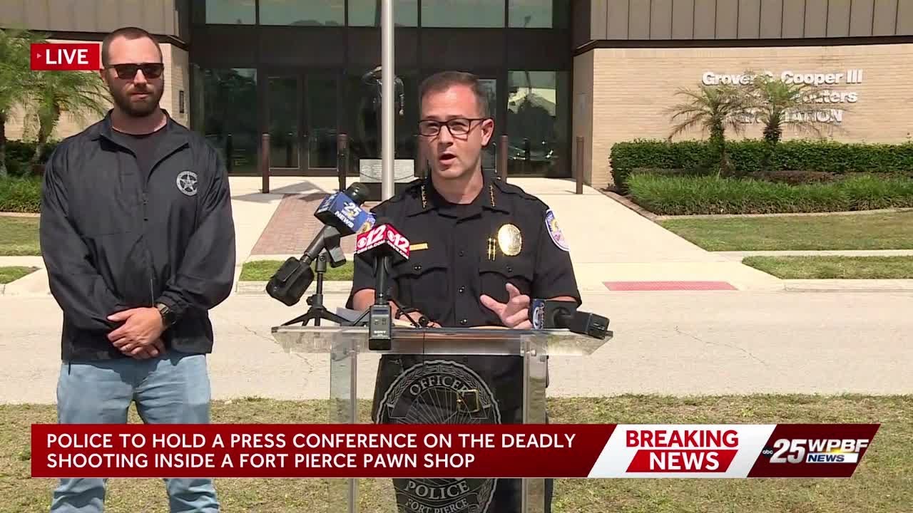 Fort Pierce police give update on deadly pawn shop shooting