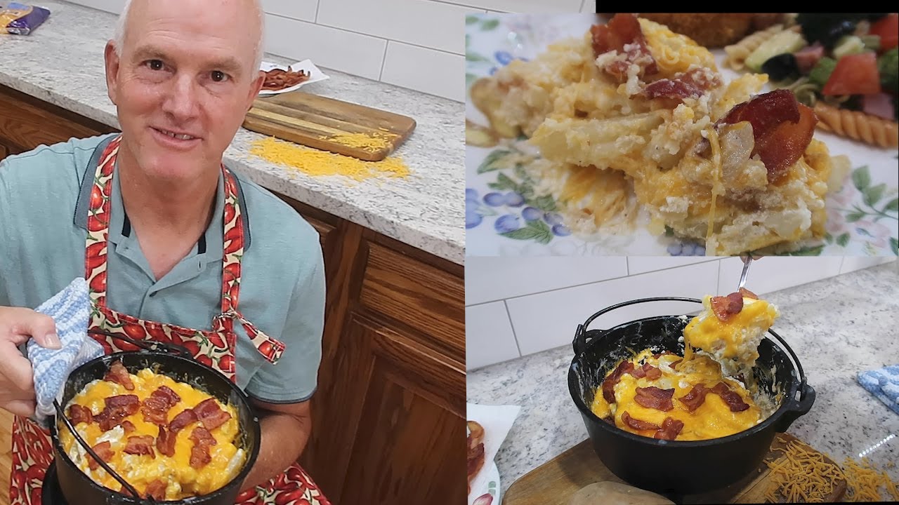 Cheesy Bacon Potato / Dutch Oven For 2