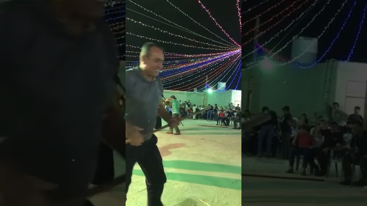 چوب بازی بیدشهر عروسی مجید حاجی زاده