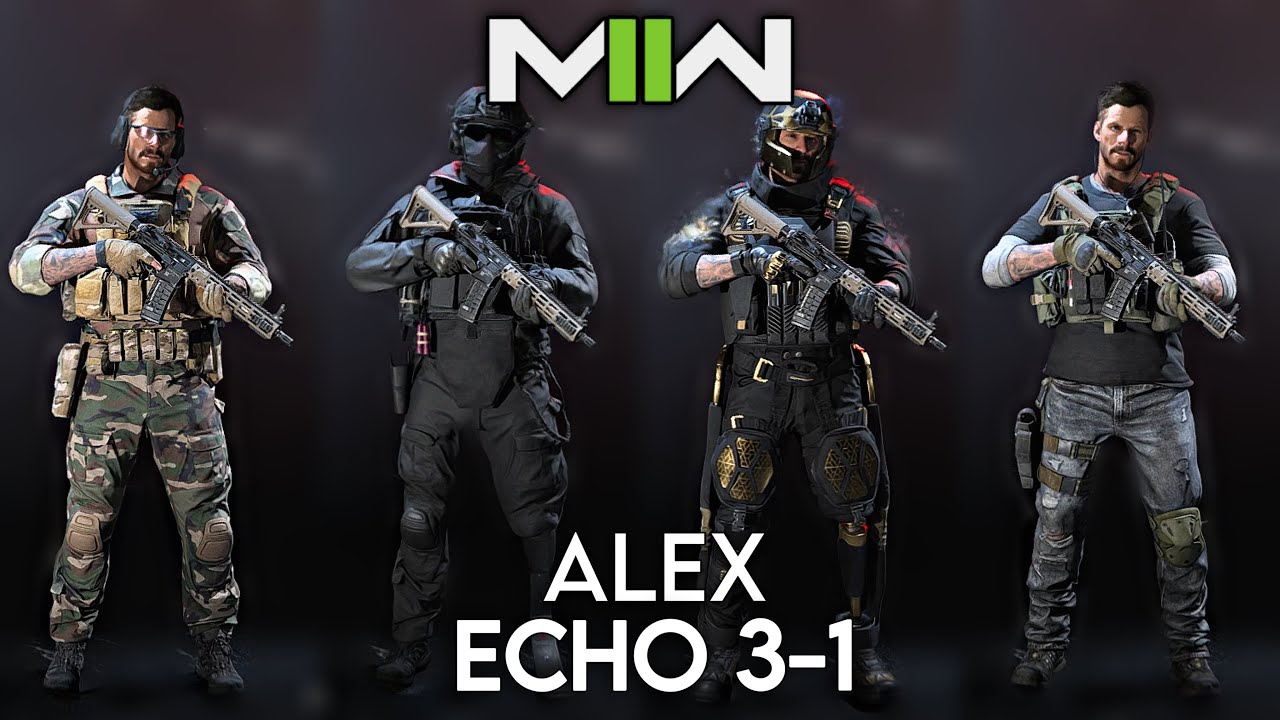 Every Alex Operator Skin - Call of Duty Modern Warfare 2/Warzone
