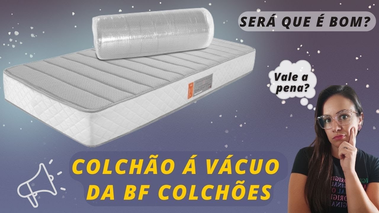 ABRINDO COLCHÃO A VACUO DA BF COLCHÕES