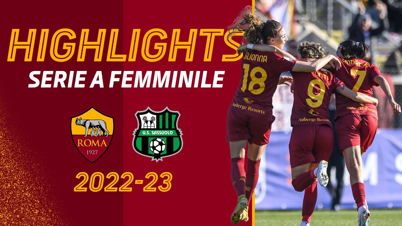 MA CHE GOL HA FATTO GIUGLIANO?? 😱😱  Roma 5-0 Sassuolo | HIGHLIGHTS AS ROMA WOMEN
