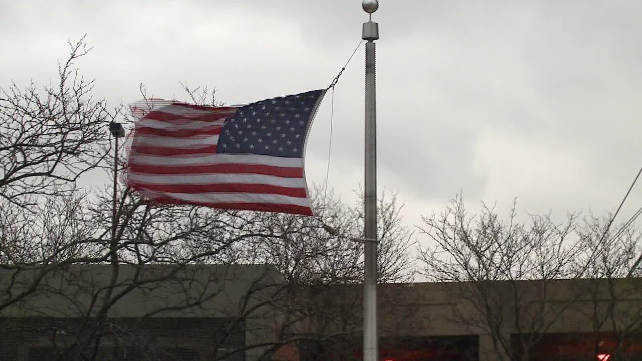 Windy day in Fort Wayne