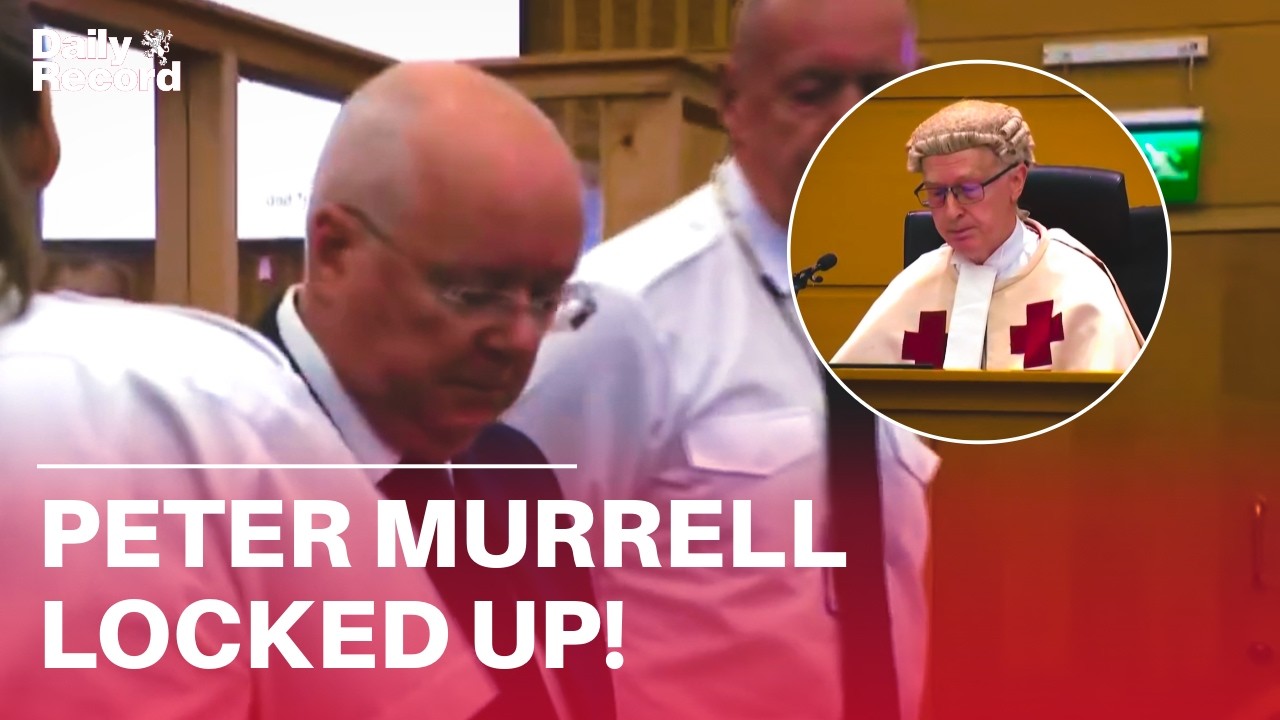 Shackled Peter Murrell jailed with SEVERE sentence for &pound;400k embezzlement