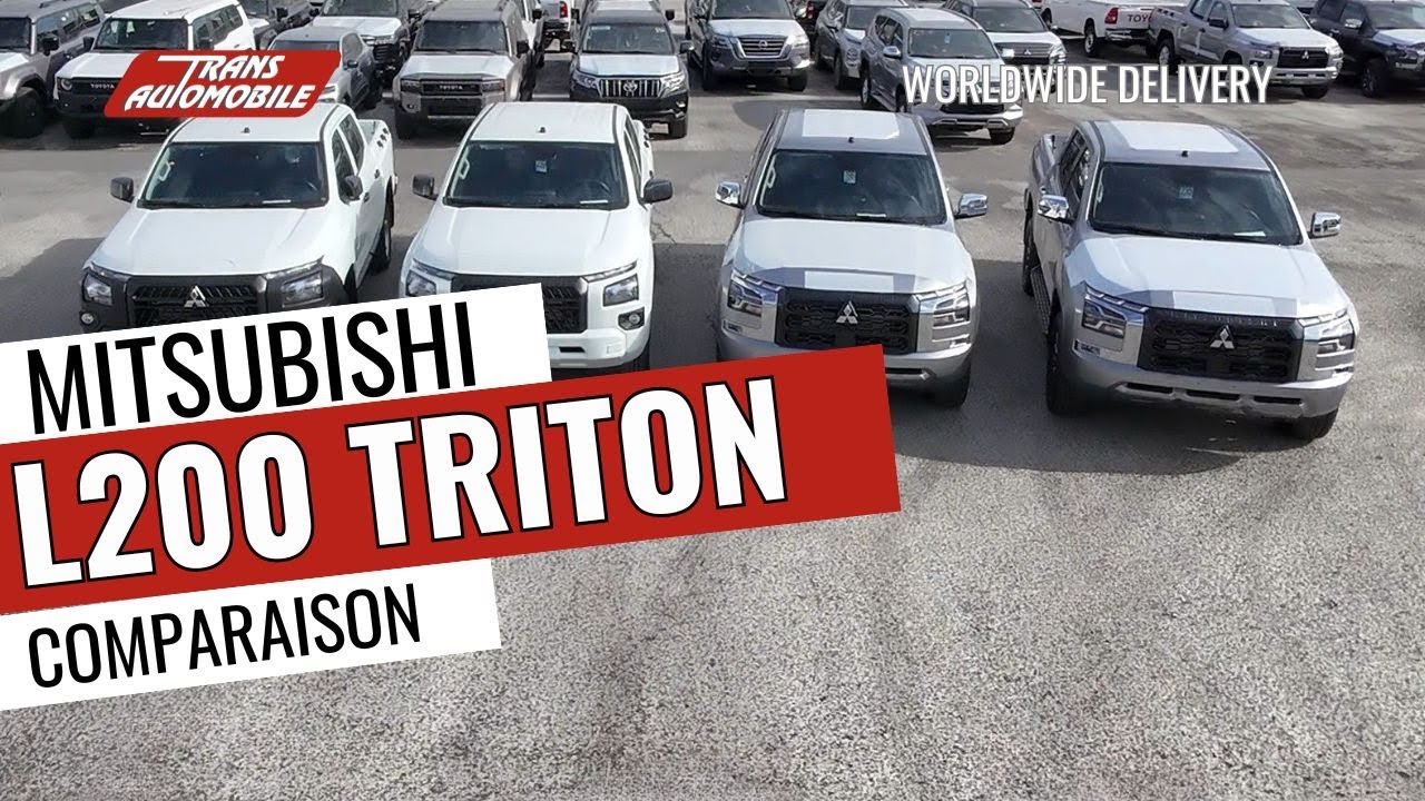 Comparatif du Mitsubishi L200 Triton – Quatre niveaux de finition différents, le même titan!