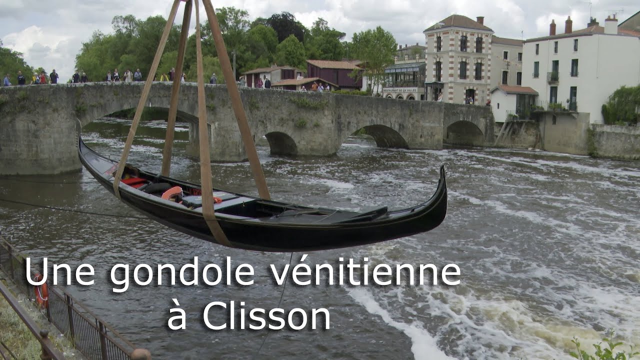 Une gondole vénitienne à Clisson