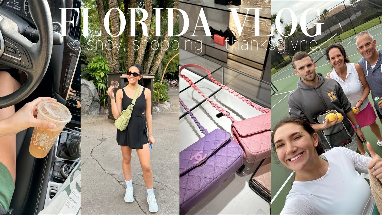 WEEK IN MY LIFE in FLORIDA! family time, shopping, disney, thanksgiving + more fun