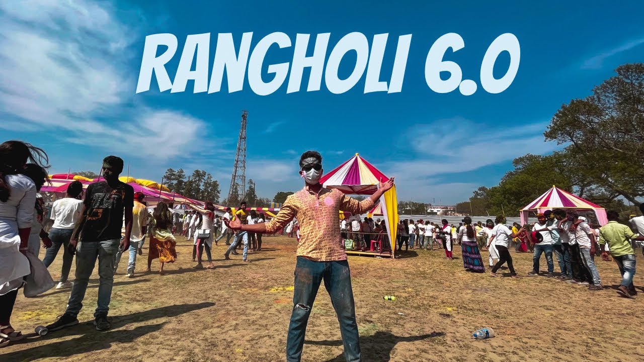 RangHoli 6.0 | Holi Celebration in Central Park Kalyani | DJ | Colours | Bangla Vlog | Nik Lifestyle