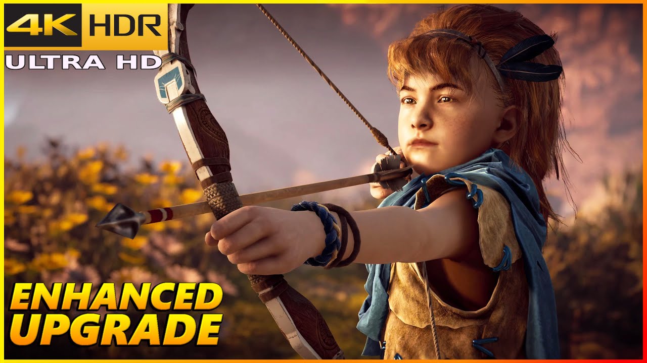Aloy Training / Growing Up Scene [4K HDR 60fps] Horizon Zero Dawn PS5&trade; UPGRADE