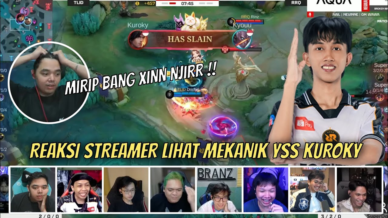 REAKSI STREAMER MELIHAT MEKANIK YSS KUROKY !!