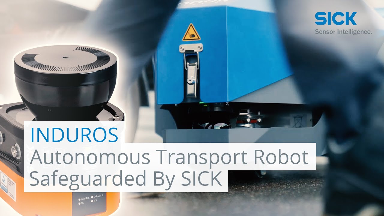 Efficient and Safe with SICK Sensor Technology: Autonomous Transport Robot INDUROS by Innok Robotics