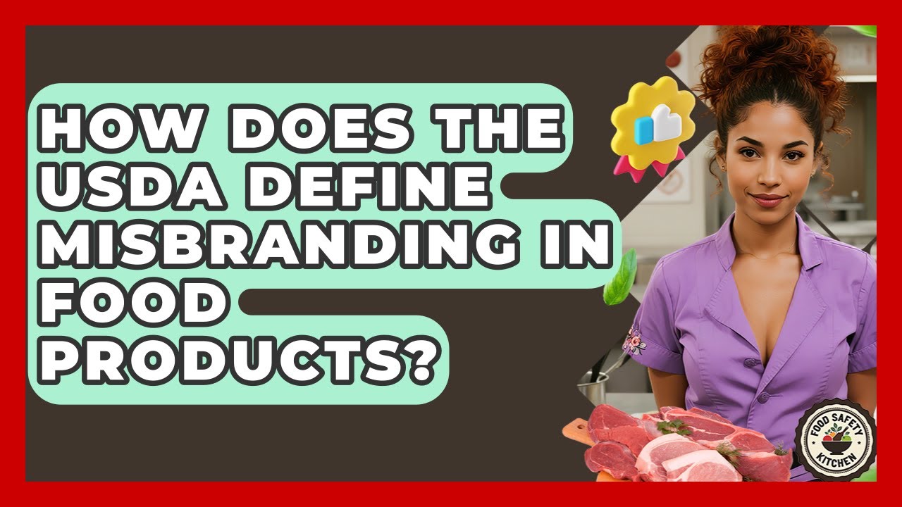 How Does The USDA Define Misbranding In Food Products? - Food Safety Kitchen