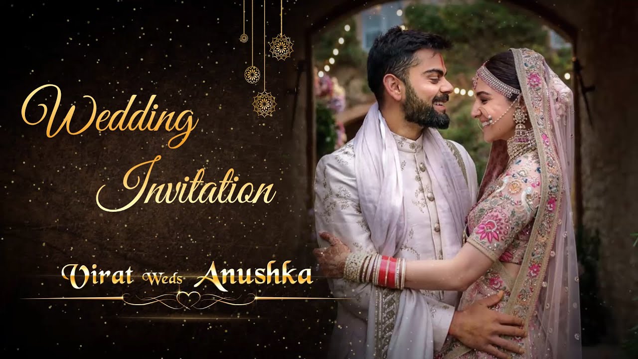 Royal Hindu Wedding Invitation Video || e-card || Whatsapp invite || WT-35 || Save the Date