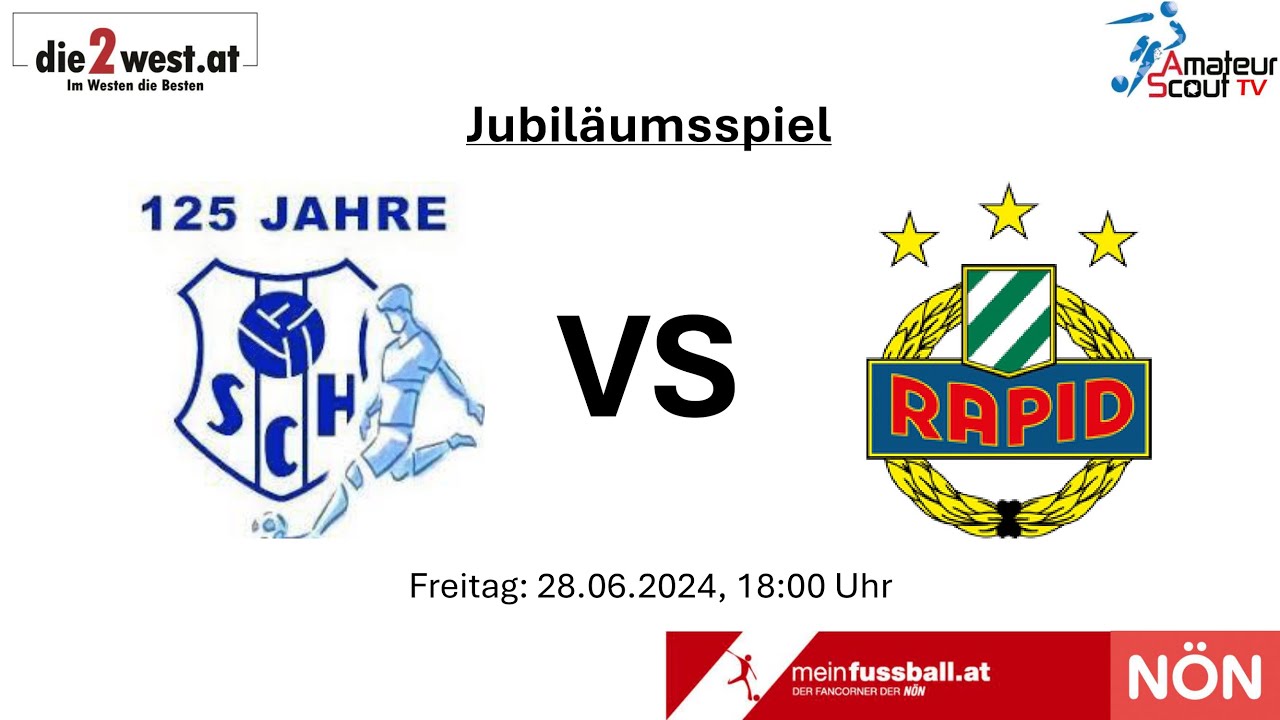 125 Jahr Jubiläumsspiel SC Herzogenburg - SK Rapid Wien