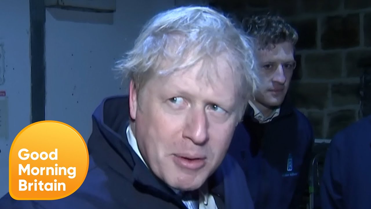 Correspondent Jonathan Swain Doorstops Boris Johnson on His Milk Round | Good Morning Britain