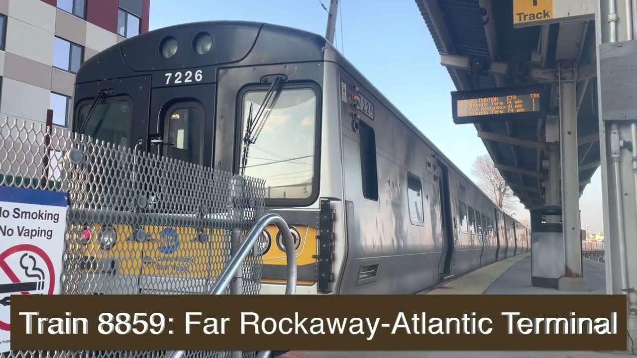 LIRR: M7 Train 8859 Ride from Far Rockaway to Atlantic Terminal