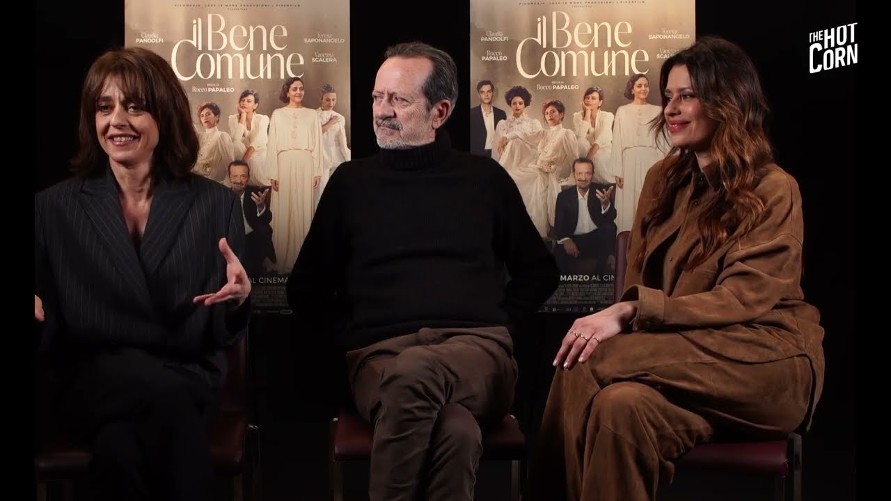 IL BENE COMUNE | Intervista a Rocco Papaleo, Claudia Pandolfi e Vanessa Scalera | HOT CORN