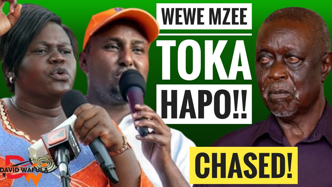 JUNET AND WANGA LECTURE OBURU AFTER HE DID THIS ON STAGE!