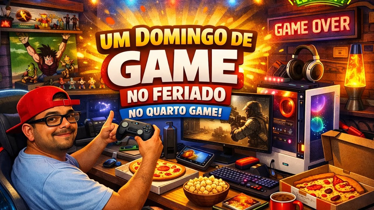UM DOMINGO DE UM GAMER NO FERIADO 