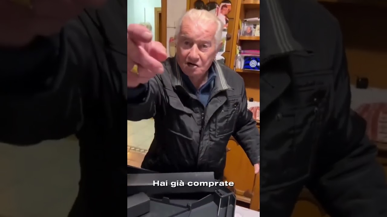 Nonno Faustino sclera con Maria per il cibo 🐊😂😂🐊