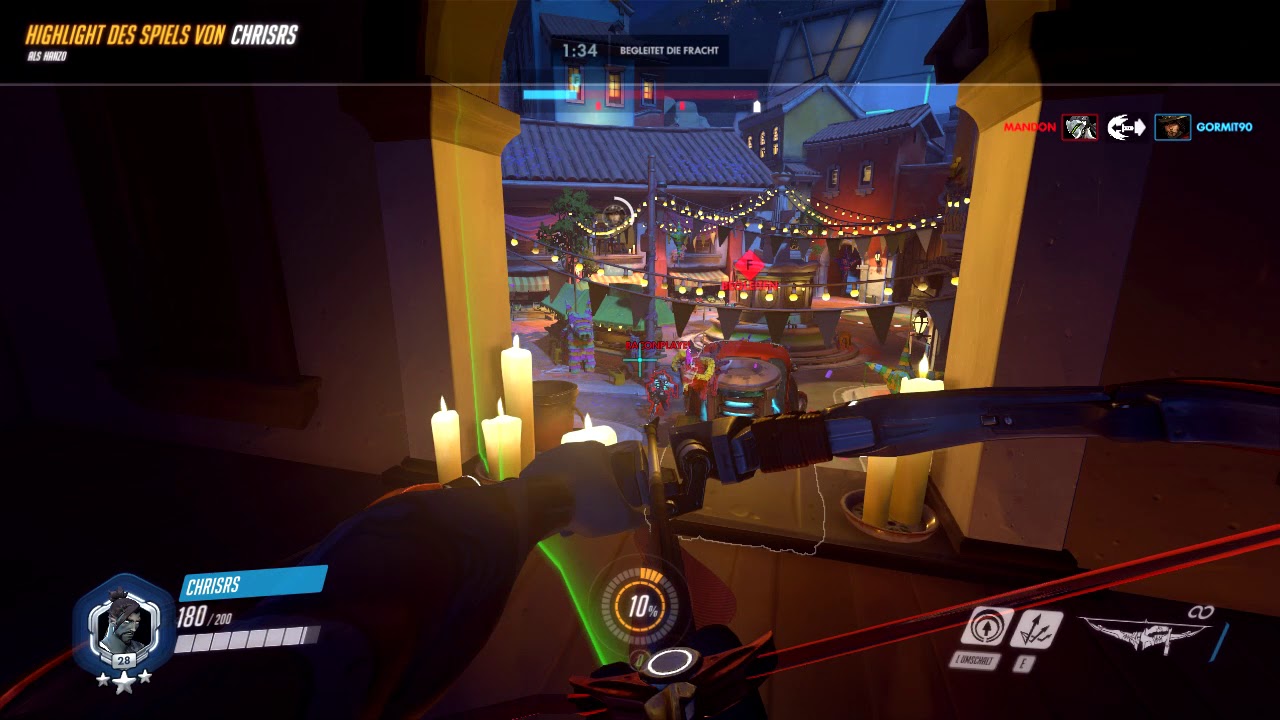 ChrisRS Overwatch mal Hanzo probiert ;-)