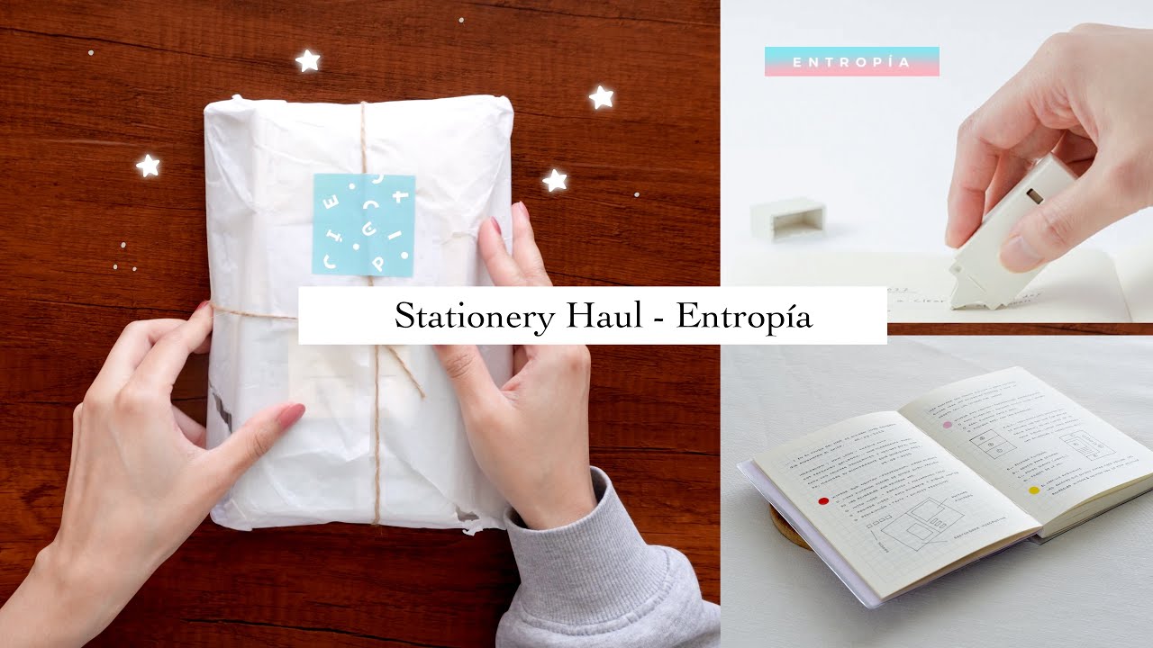Primera vez comprando en Entropia! -  Stationery Haul Entropia Paperstore 2023