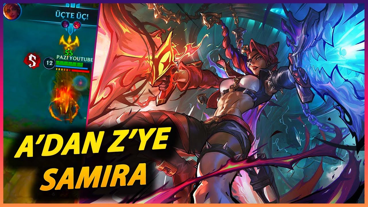 A'DAN Z'YE SAMIRA ÖĞRETİCİ | MAÇI KİM KAZANDI? - Lol Wild Rift