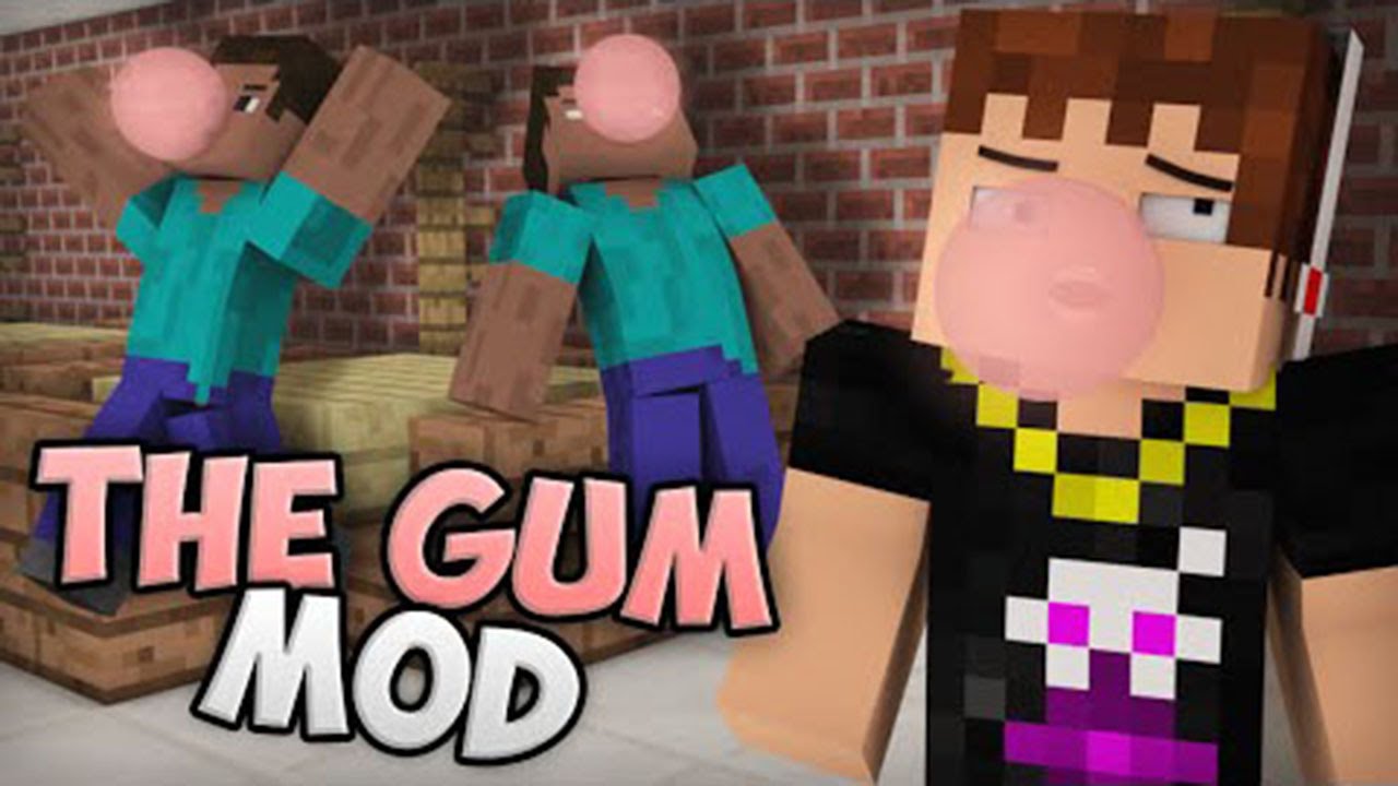 Обзор модов Minecraft #17-Chewing Gum Mod 1.7.10/1.7.2